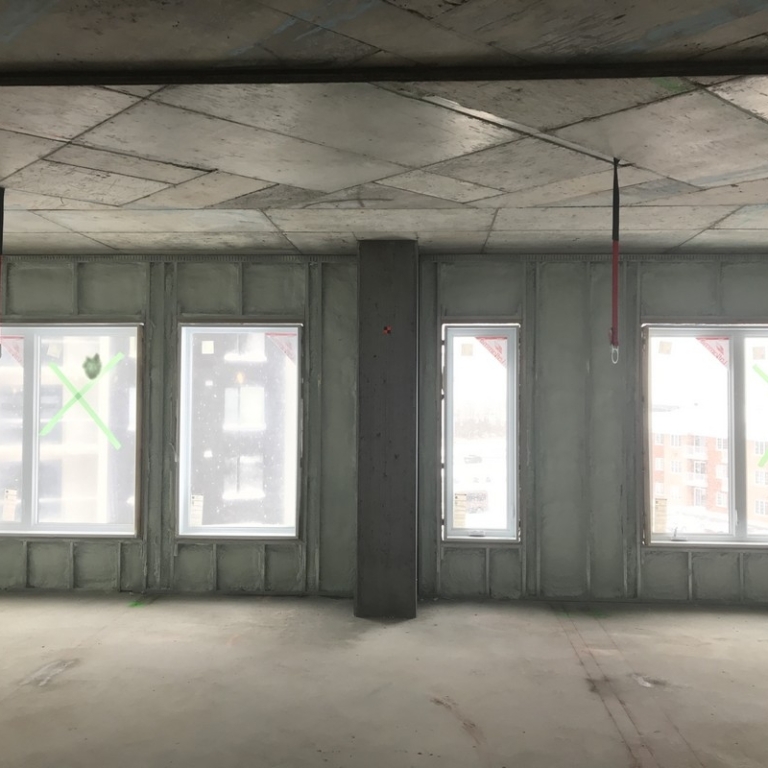 Isolation en mousse giclée à cellules fermées et mur D-Max