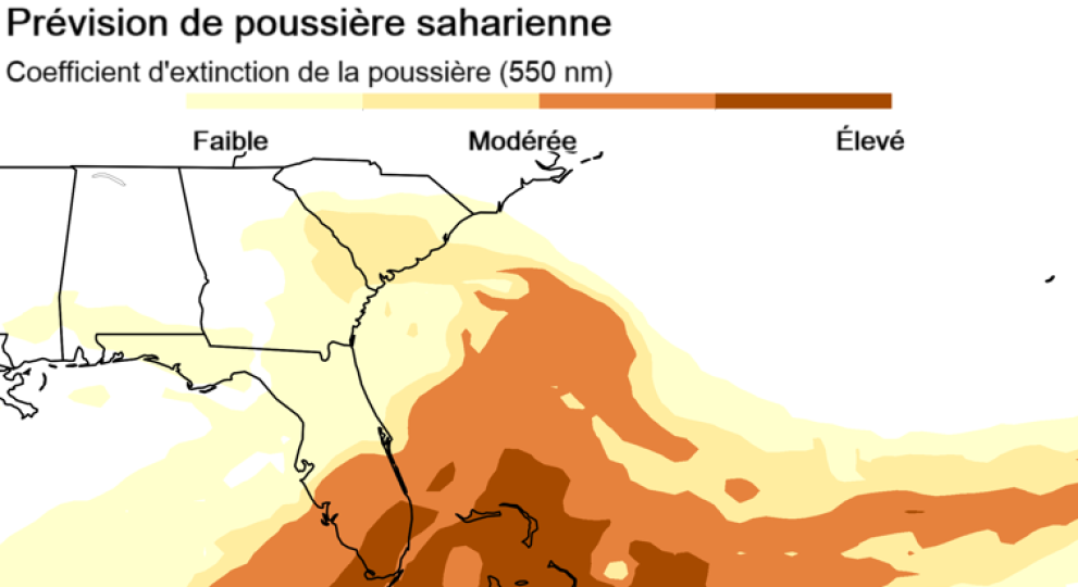 Poussière saharienne et autres considérations environnementales